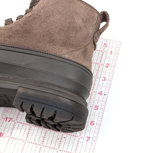 Bogs Men Freedom Lace Tall Waterproof Brown Leather Winter Snow Boots size 9.5 - Picture 8 of 11